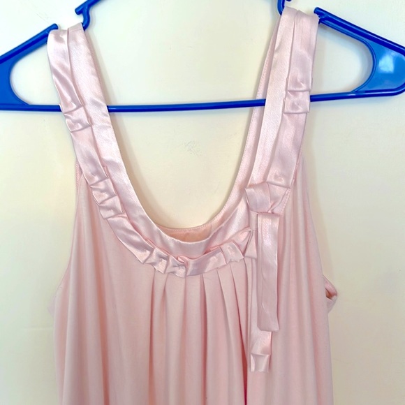 Oscar de la Renta Pink Label Chemise Babydoll Nightgown Medium Light Pink - Picture 2 of 6